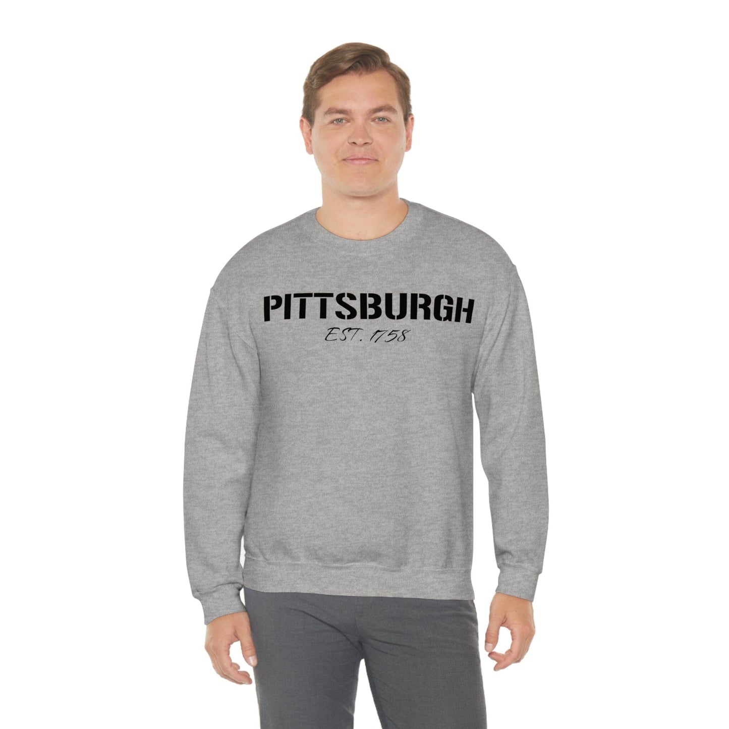 Pittsburgh EST 1758 Sweatshirt Sweatshirt Printify