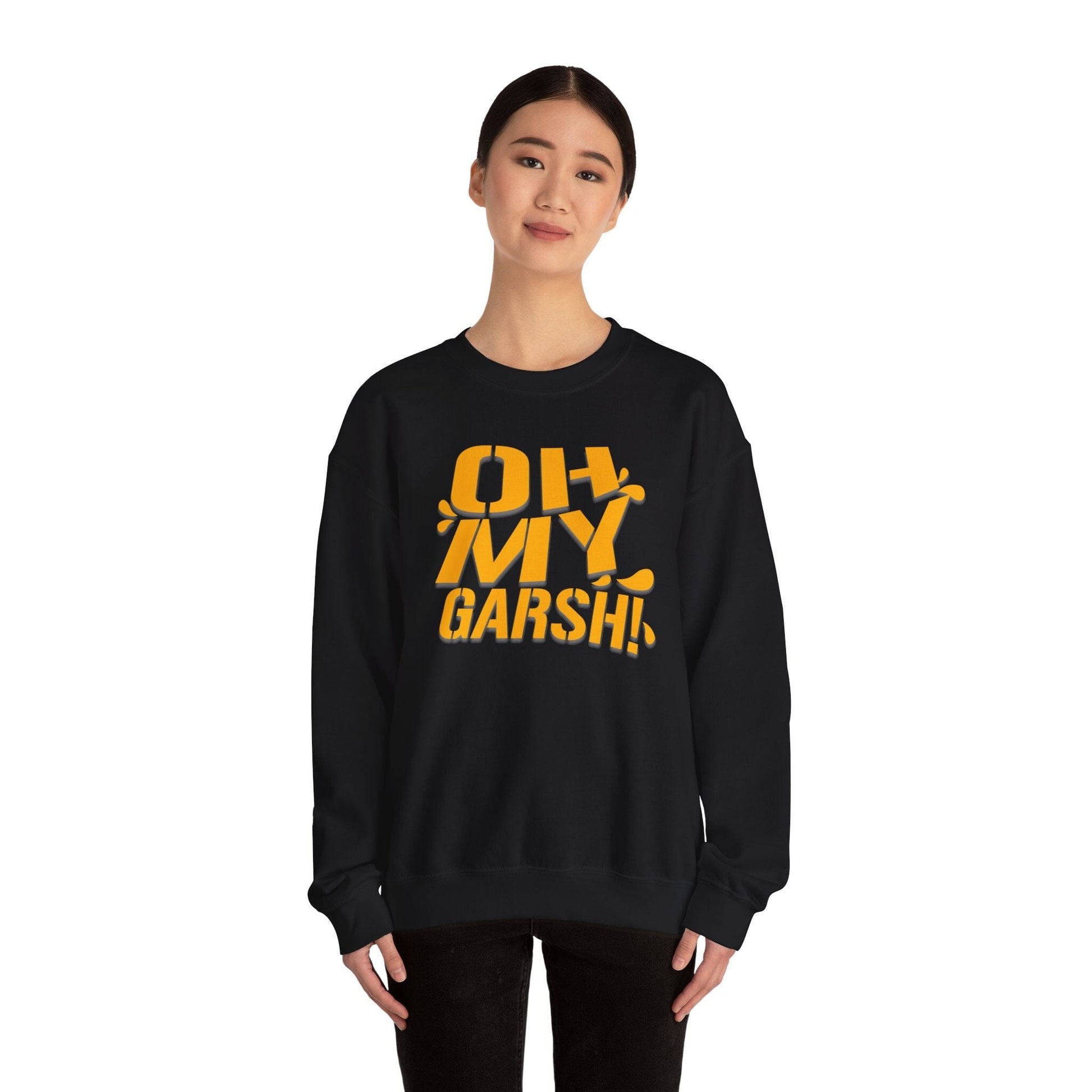 Oh My Garsh Sweatshirt - Pittsburghese Crewneck Sweatshirt Yinzergear