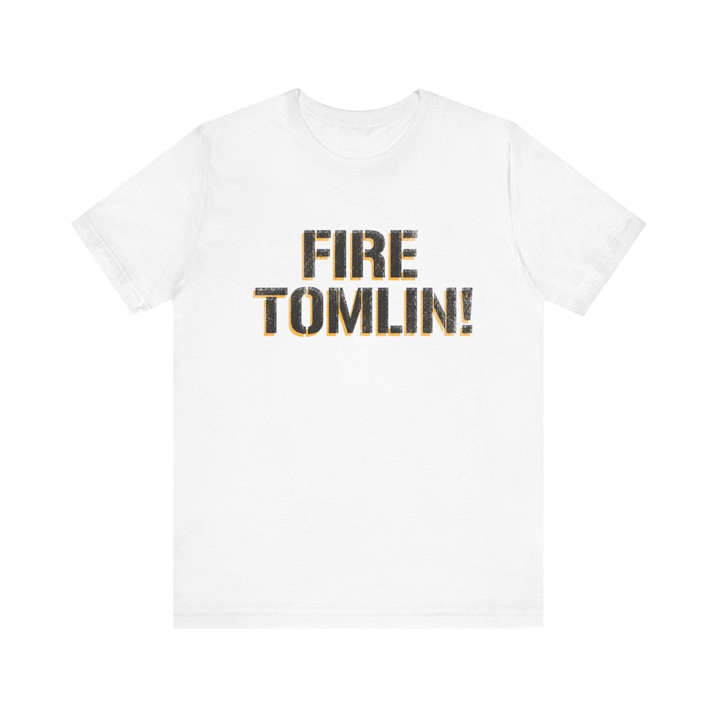 Fire Tomlin Pittsburgh Football Tee - Steelers Fan Shirt T-Shirt Printify White S