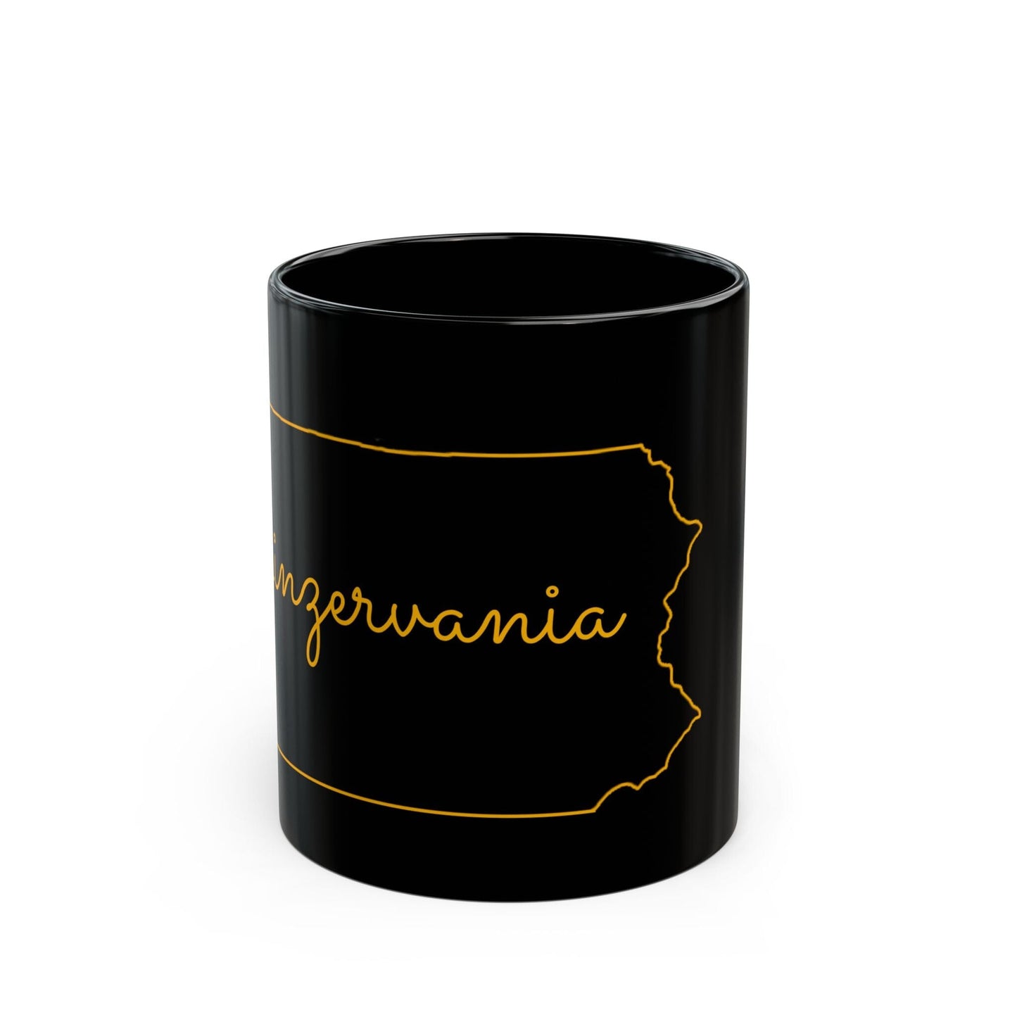 Yinzervania Pittsburghese Definition Coffee Mug – 11oz & 15oz Black and Gold | Dishwasher Safe | Perfect Yinzer Gift Mug Printify 11oz