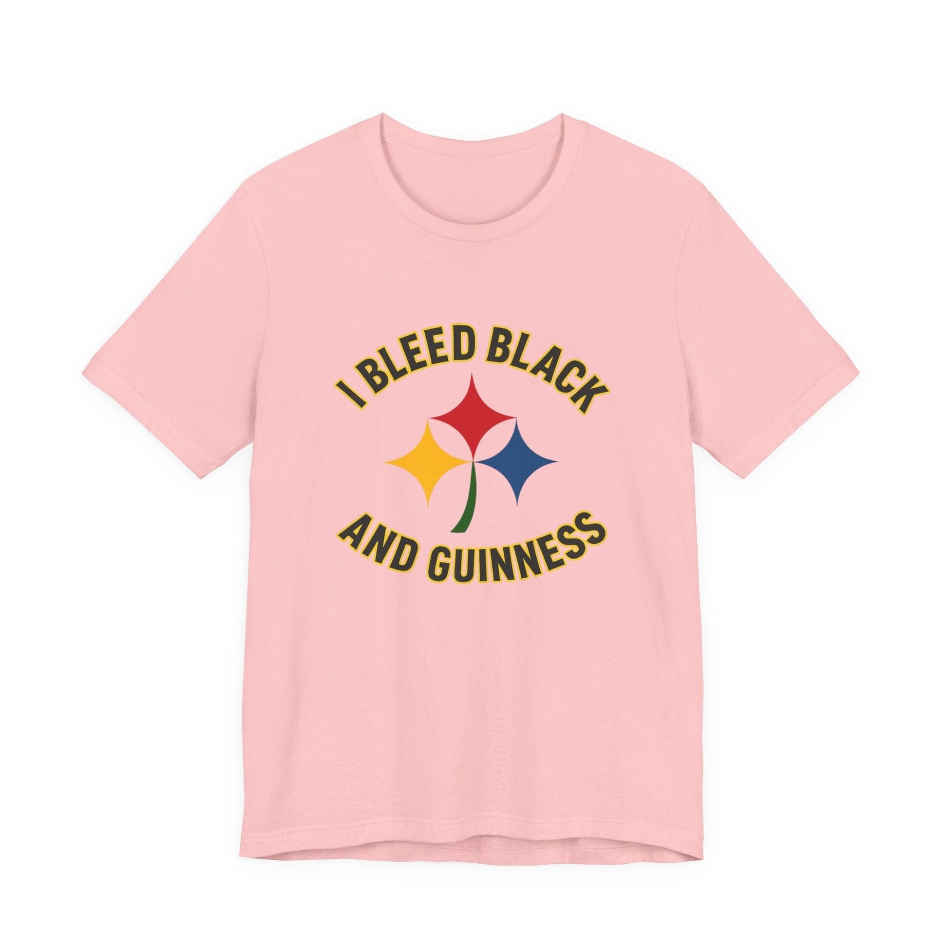 I Bleed Black and Guinness Pittsburgh Irish Shirt - Steelers Ireland Tee T-Shirt Yinzergear