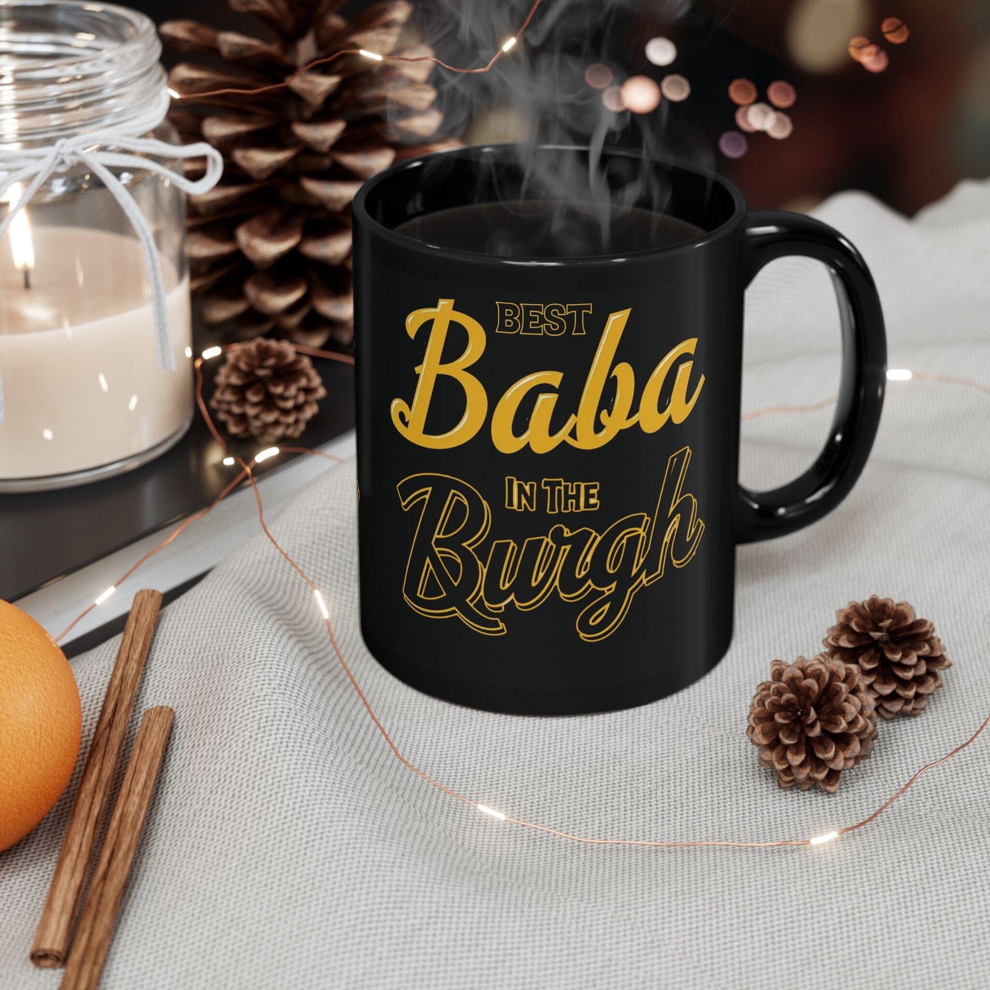 Best Baba in the Burgh Coffee Mug - Pittsburgh Grandma Gift Mug Printify