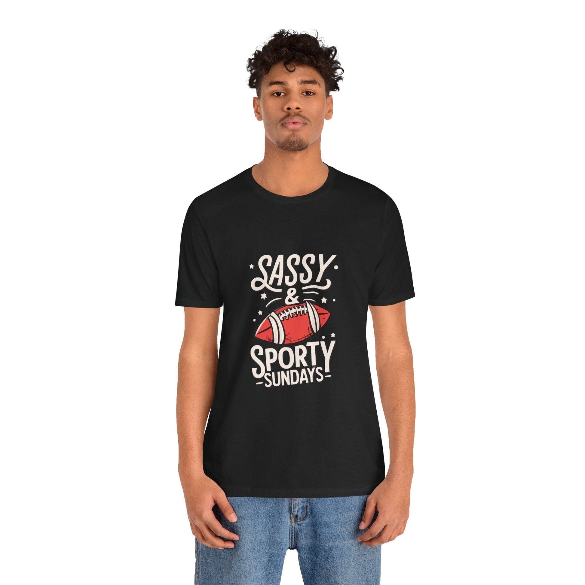 Football Sunday Tee - Sassy Sporty Game Day Shirt T-Shirt Printify