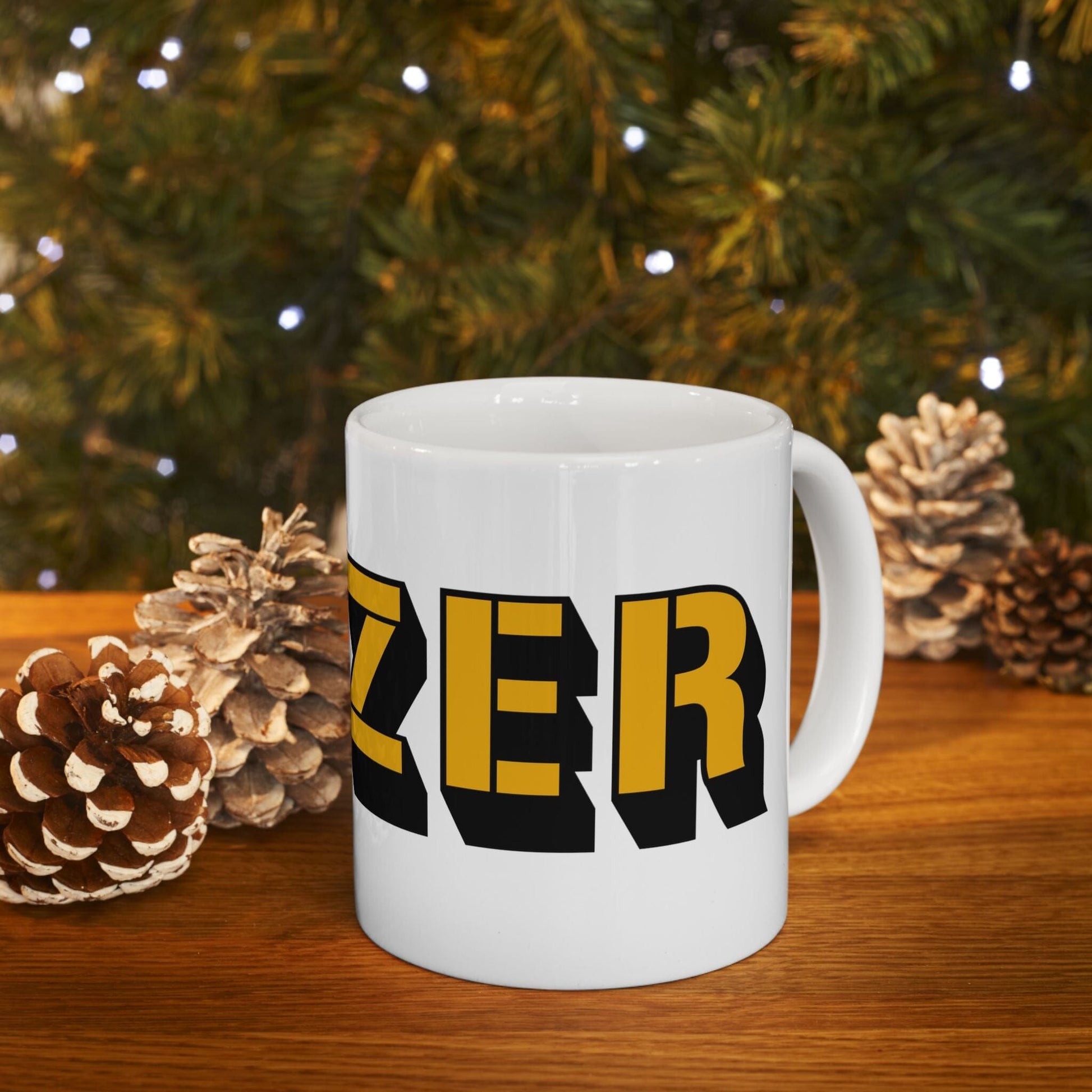 Yinzer Coffee Mug – 11oz Ceramic Mug for Pittsburgh Lovers | Microwave & Dishwasher Safe | Steel City 412 Cup Mug Printify