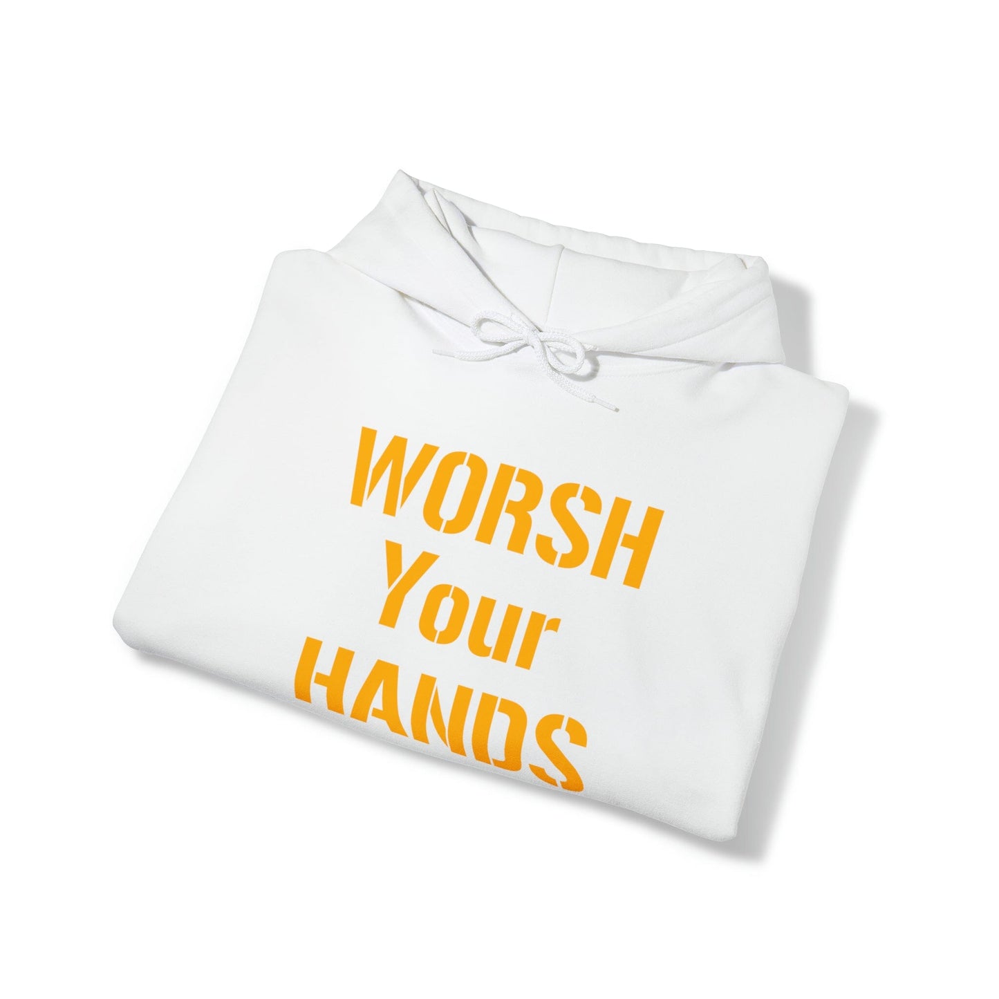 Worsh Your Hards Hoodie Hoodie Printify