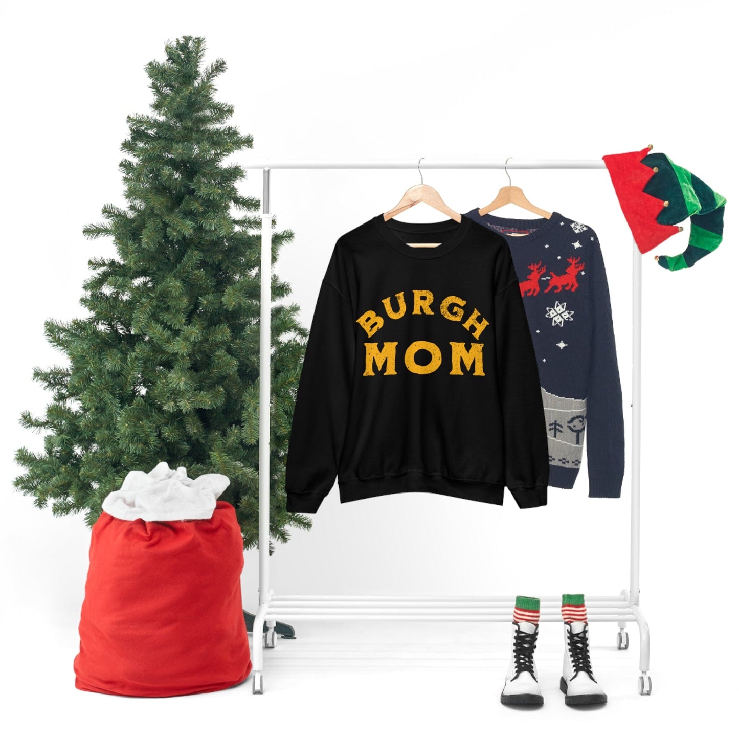 Burgh Mom Sweatshirt Sweatshirt Printify