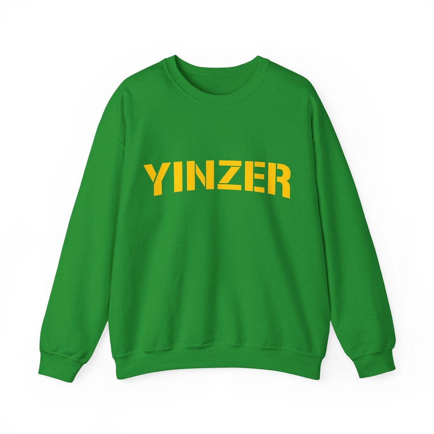 Yinzer Sweatshirt - Pittsburgh Pride Crewneck Sweatshirt Yinzergear S Irish Green