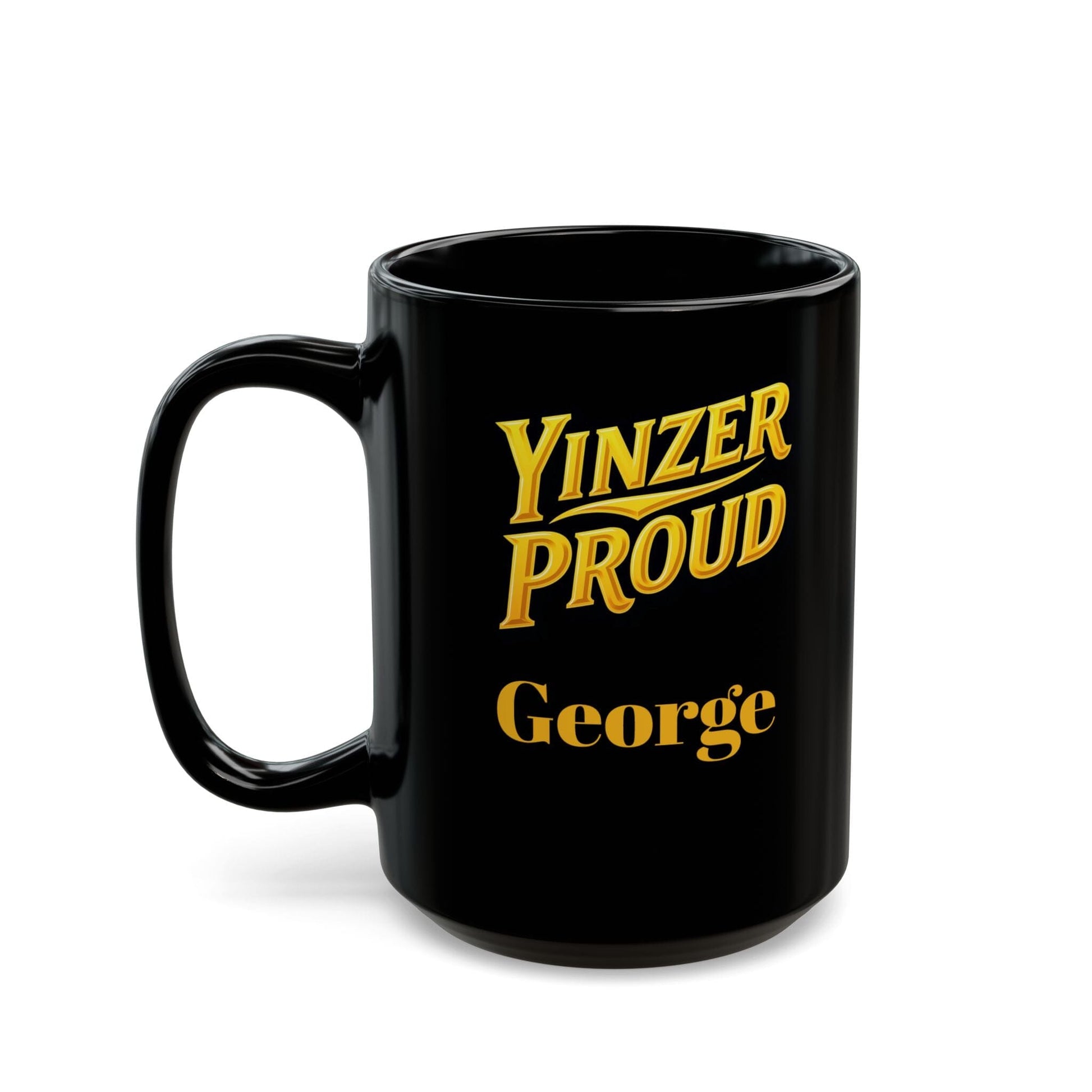 Custom Black Ceramic Mug - Personalized Design Coffee Mug Mug Printify