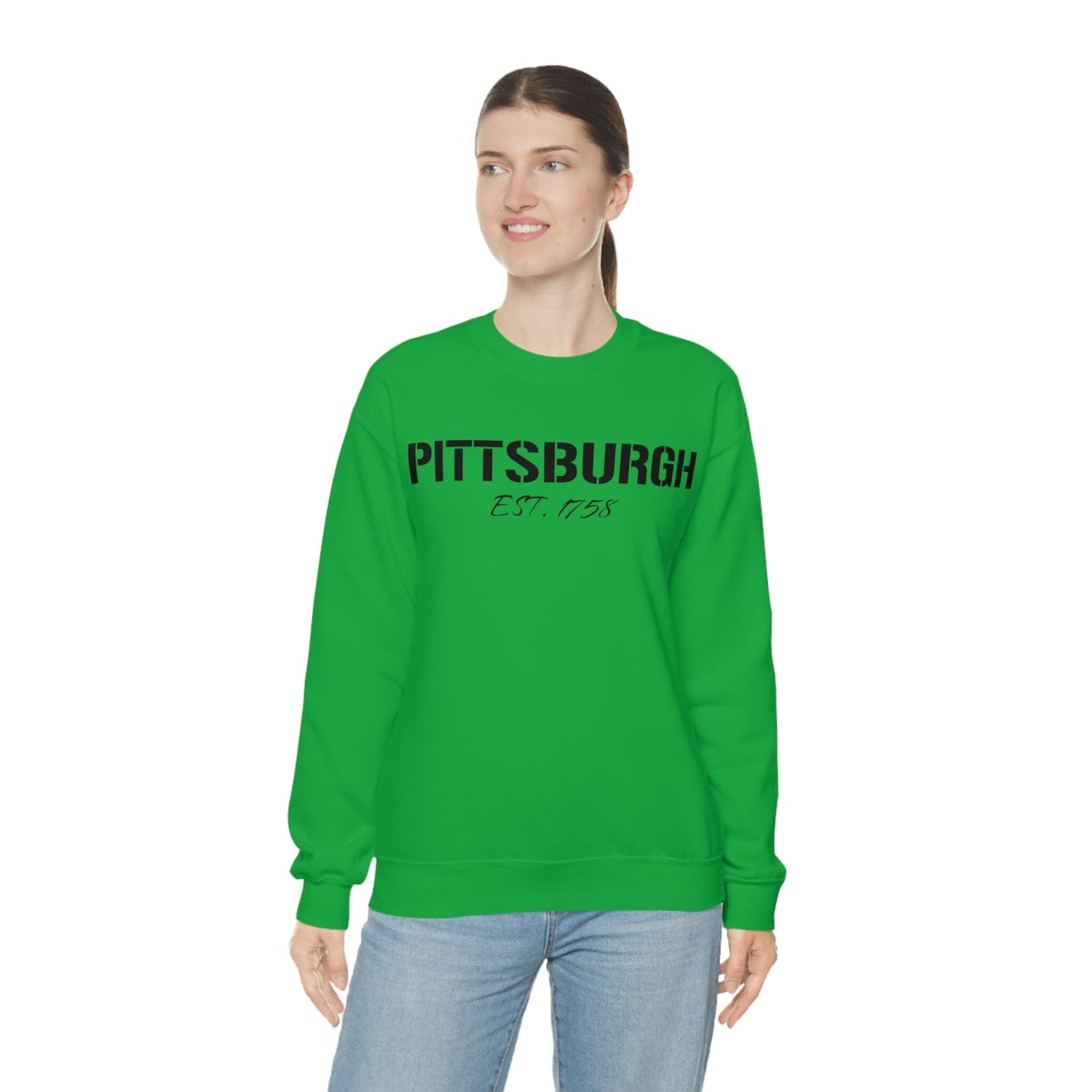 Pittsburgh EST 1758 Sweatshirt Sweatshirt Printify