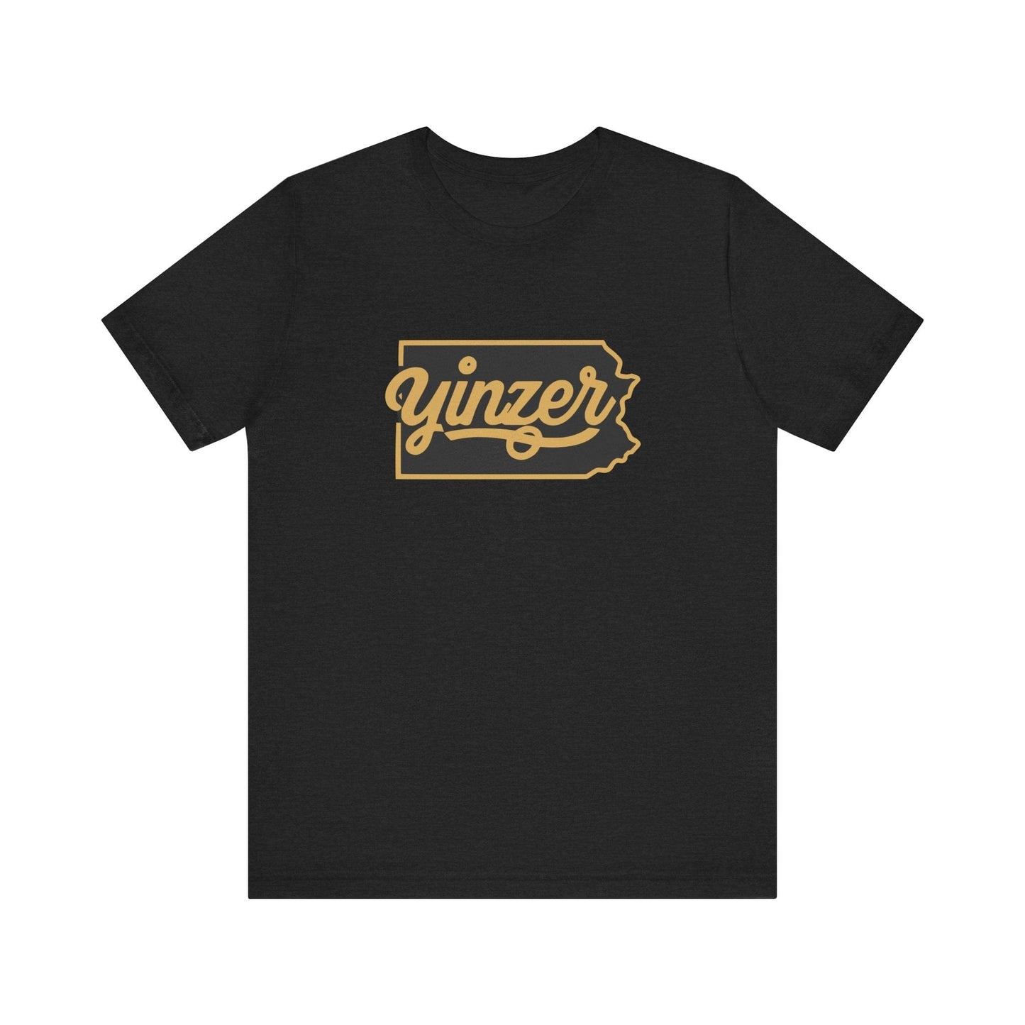 Yinzer State of Mind T-Shirt - Pennsylvania Pride Tee T-Shirt Printify Solid Black Blend XS