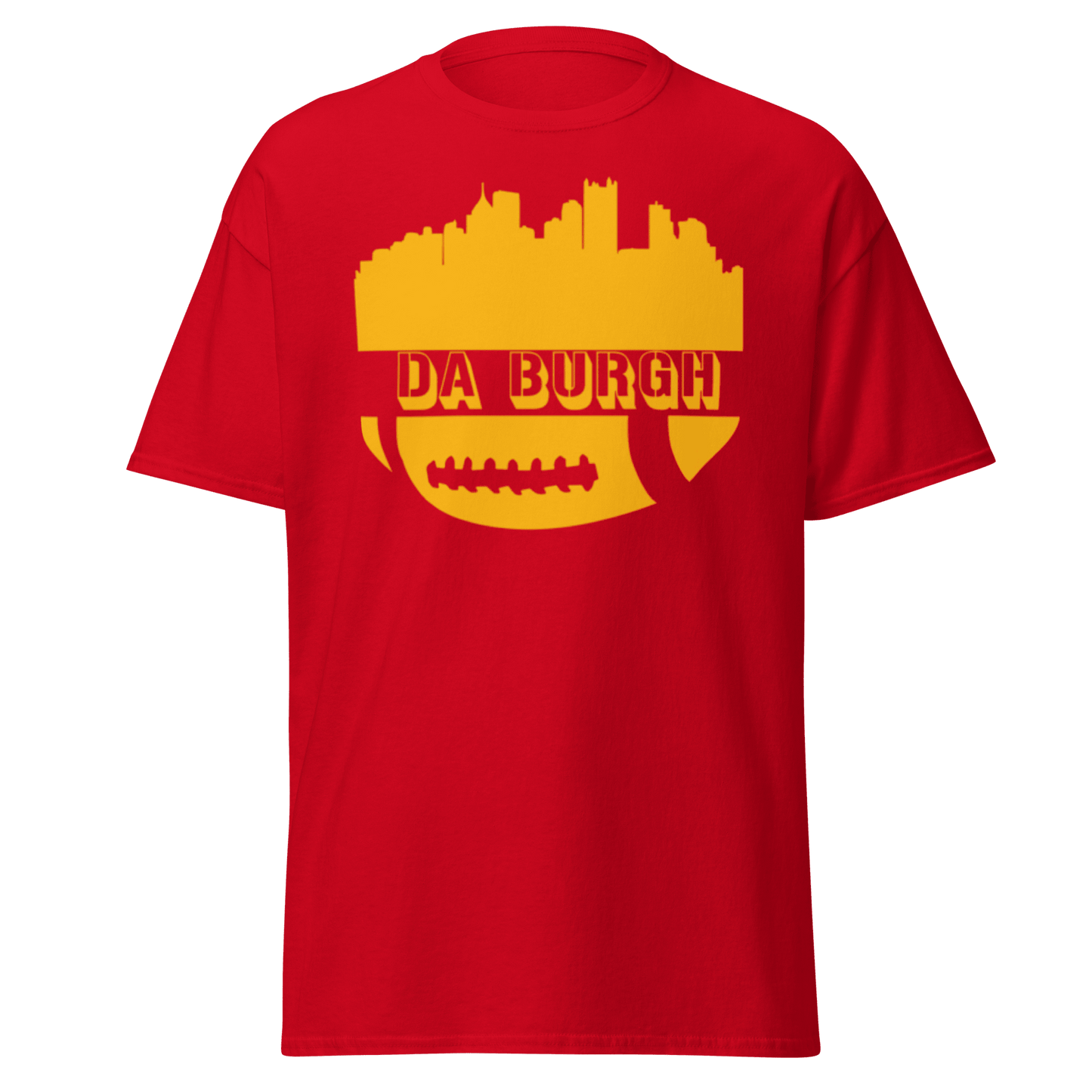 Da Burgh T-Shirt Yinzergear Red S