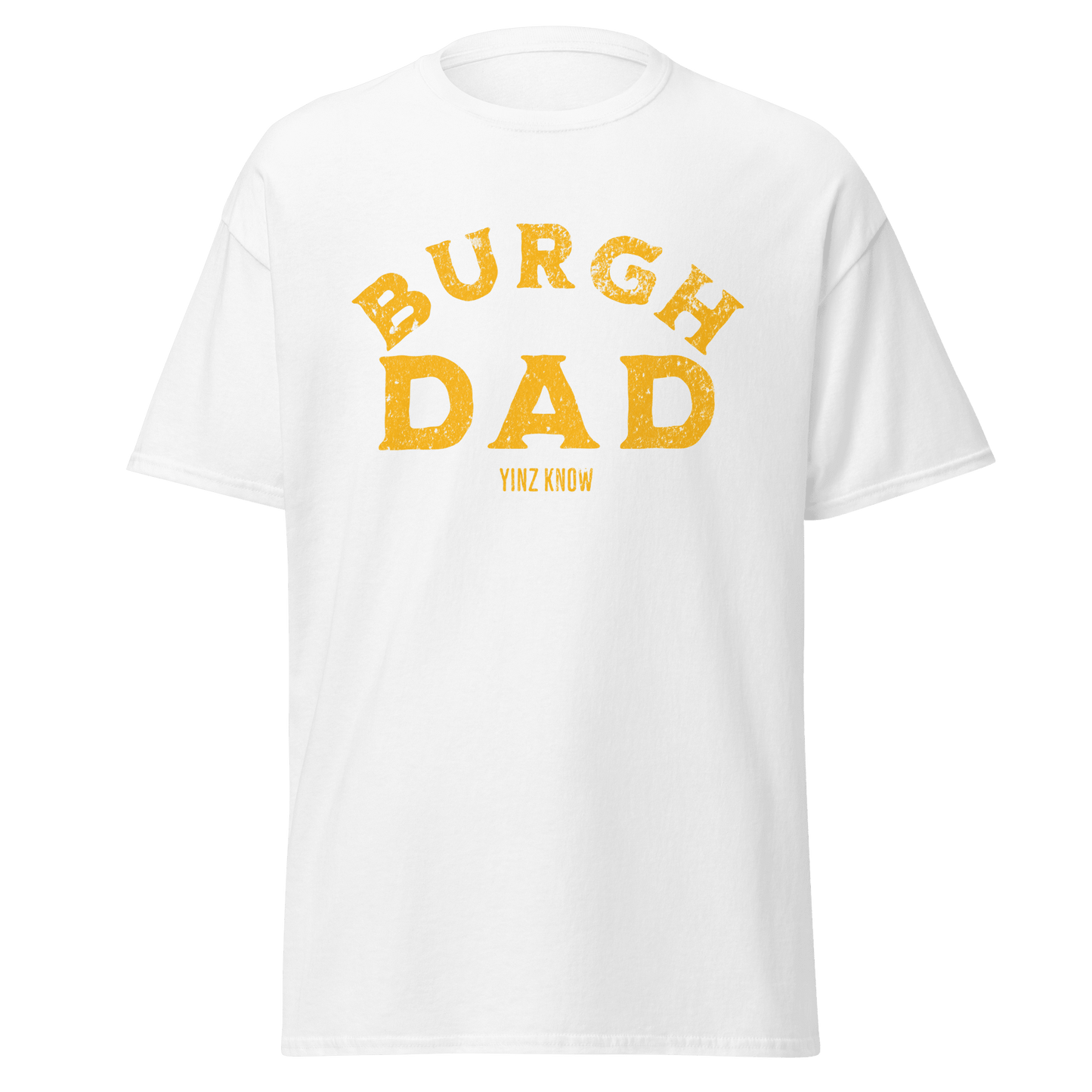 Burgh Dad T-Shirt Yinzergear White S
