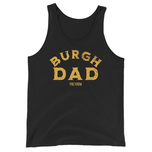 Burgh Dad Tank Top Yinzergear XS Black