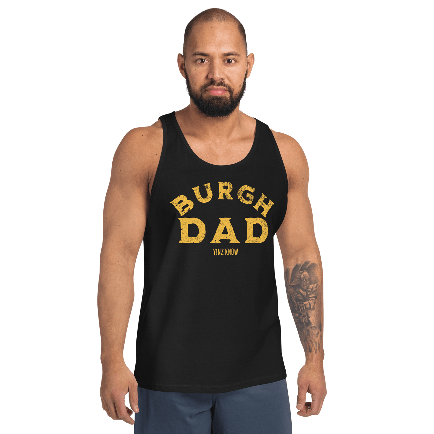 Burgh Dad Tank Top Yinzergear