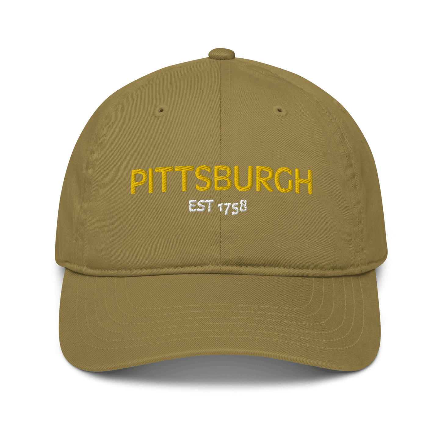 Pittsburgh Est 1758 Embroidered Baseball Hat Yinzergear Jungle