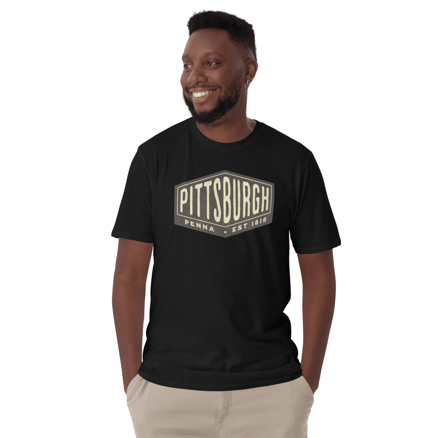 Pittsburgh Penna Est 1816 Vintage Graphic T-Shirt, Steel City Tee, Yinzer Shirt Yinzergear