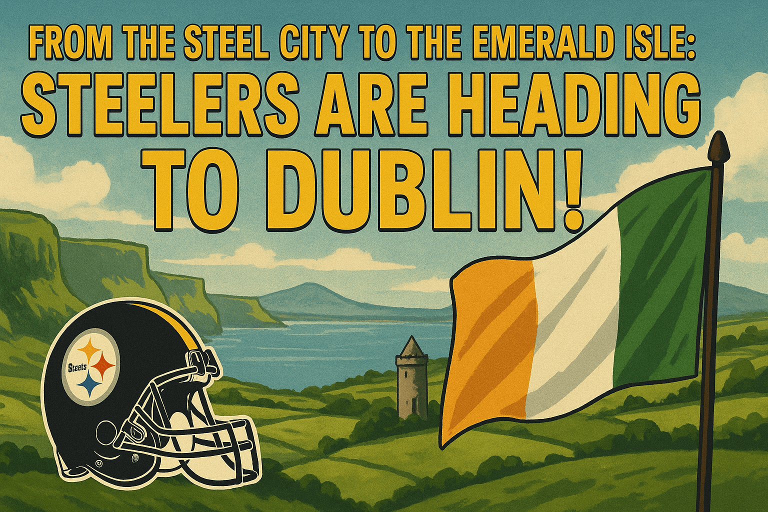 From the Steel City to the Emerald Isle: Steelers Are Heading to Dublin!