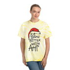 Yinz Better Watch Aht Tie-Dye Christmas T-Shirt Pittsburgh tee product image alternate view 7 | Yinzergear
