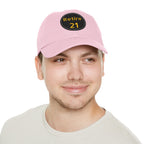 Retire 21 Leather Patch Hat Pittsburgh hat product image alternate view 23 | Yinzergear