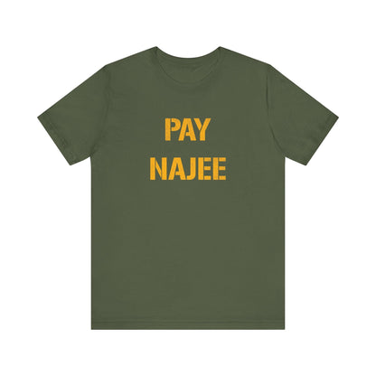 Pay Najee Pittsburgh Steeler Nation Gift T-Shirt Yinzergear Military Green XS 