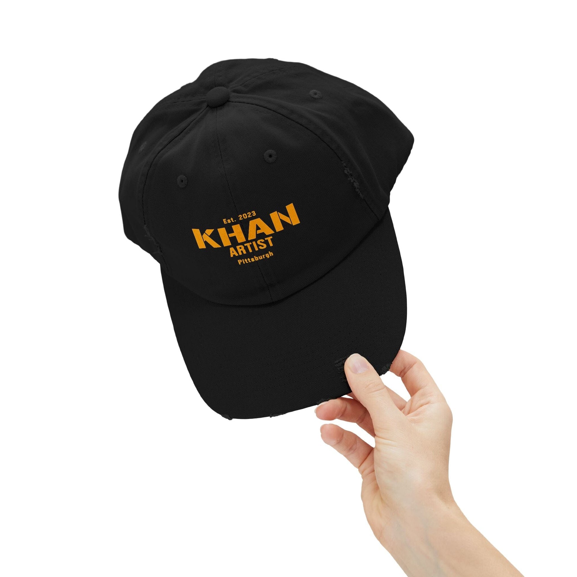 Khan Artist Baseball Hat - Pittsburgh Football Cap - Yinzer Hats Printify 