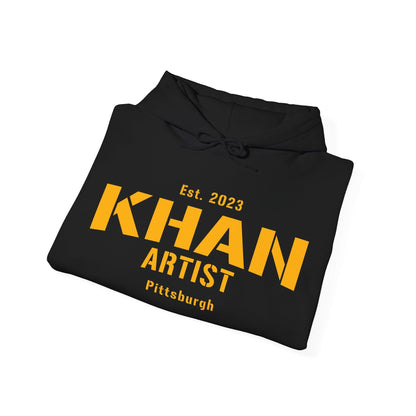 Khan Artist Hoodie - Pittsburgh Creative Apparel Hoodie Printify 