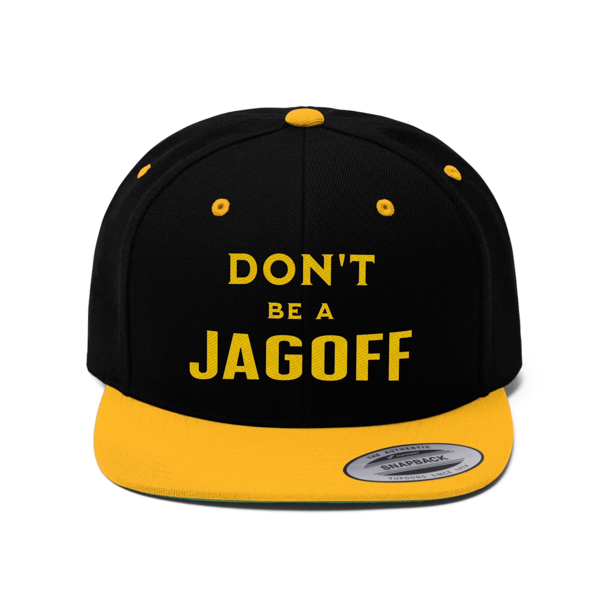 Don't Be a Jagoff flat bill hat Pittsburgh hat product image | Yinzergear