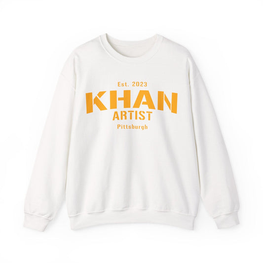 Khan Artist Pittsburgh Sweatshirt - Est. 2023 Steel City Sweatshirt Yinzergear S White 