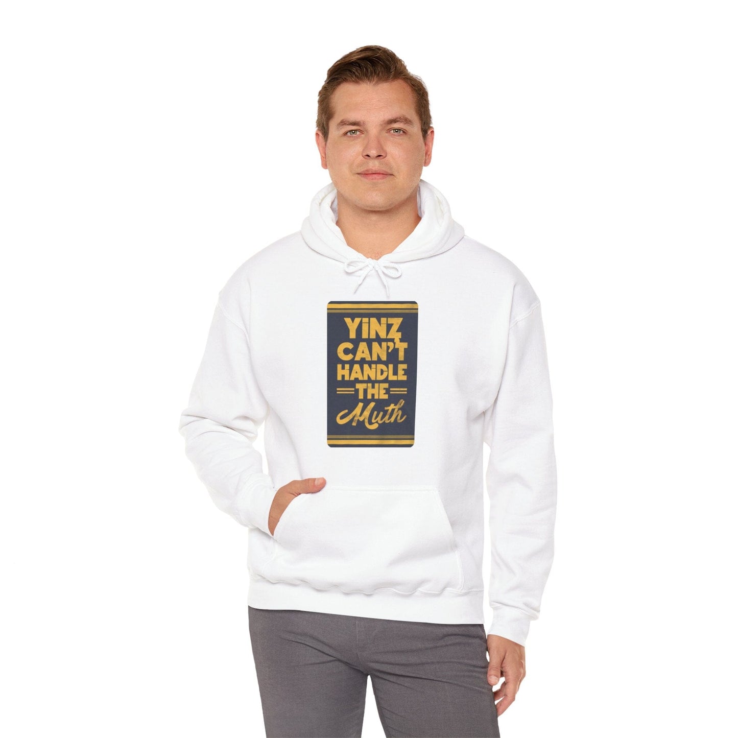 Pat Friermuth Fan Hoodie | Yinz Can't Handle the Muth | Pittsburgh Football Hoodie Hoodie Yinzergear 