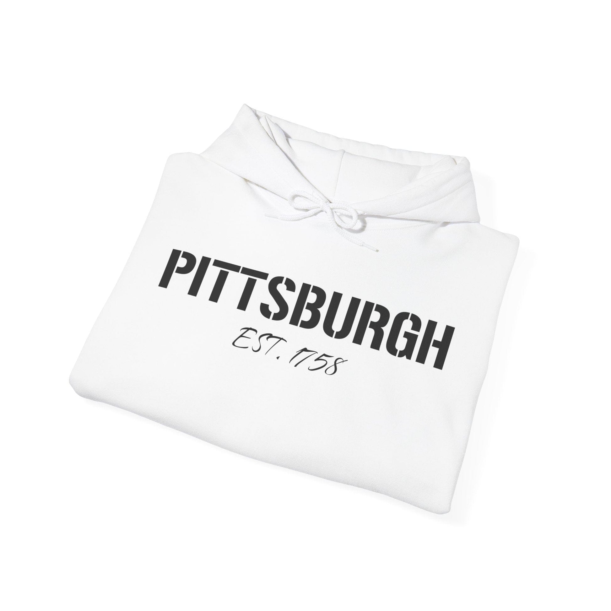 Pittsburgh Est 1758 Hoodie - Steel City Pride Gift Hoodie Printify 