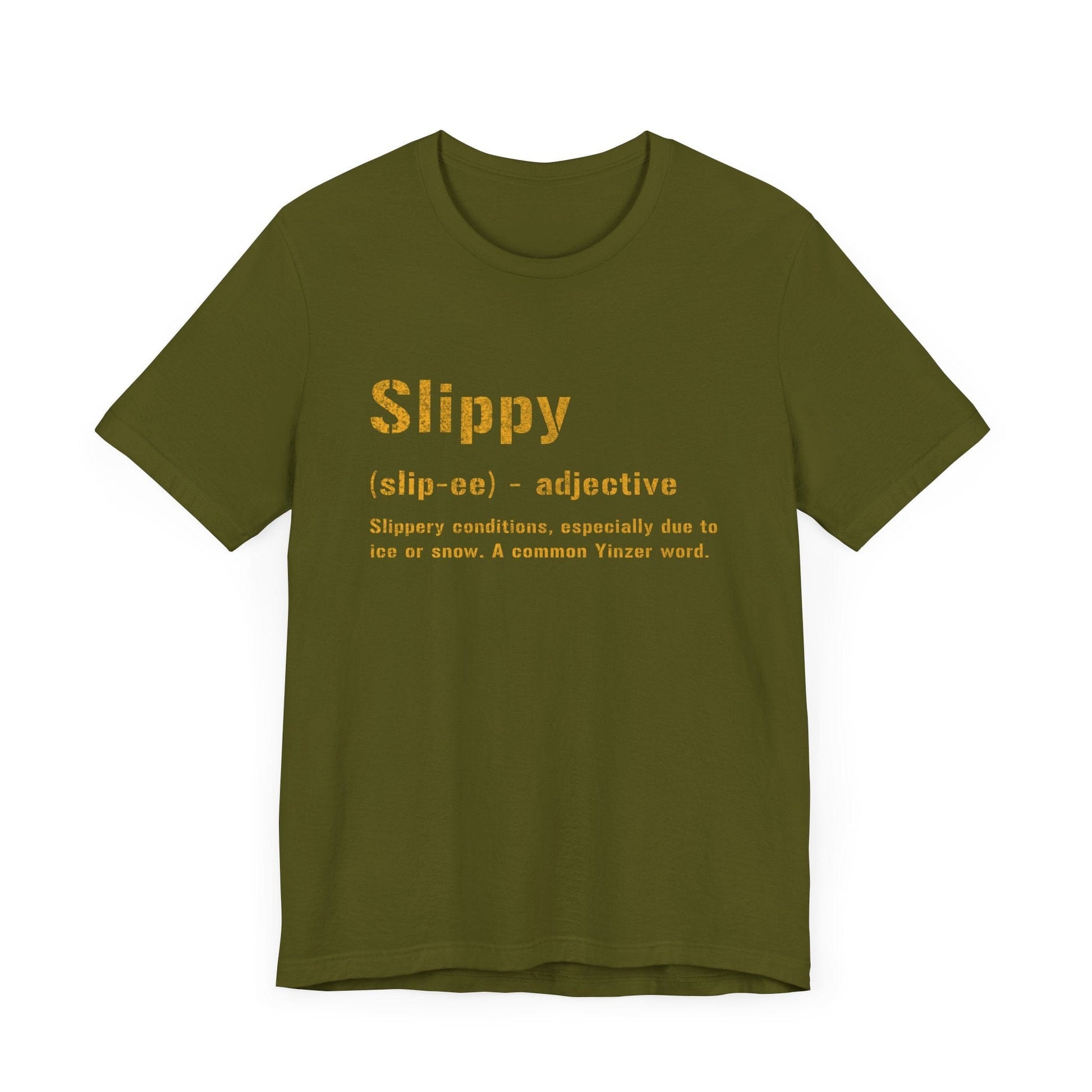 Slippy T-Shirt – Funny Pittsburghese Yinzer Tee | Steel City Shirt T-Shirt Yinzergear 