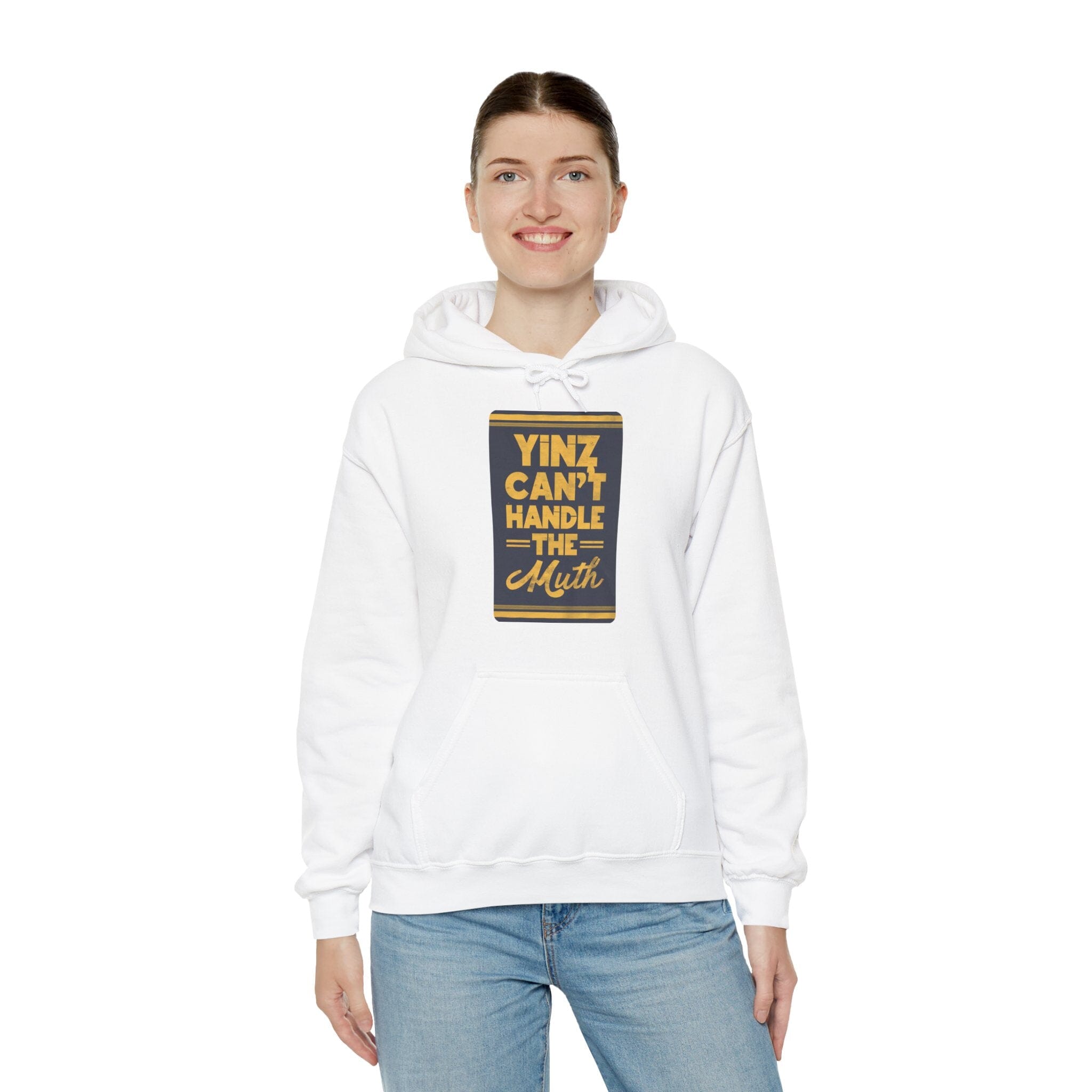 Yinz Can't Handle the Muth Pittsburgh Football Hoodie product image alternate view 6 | Yinzergear