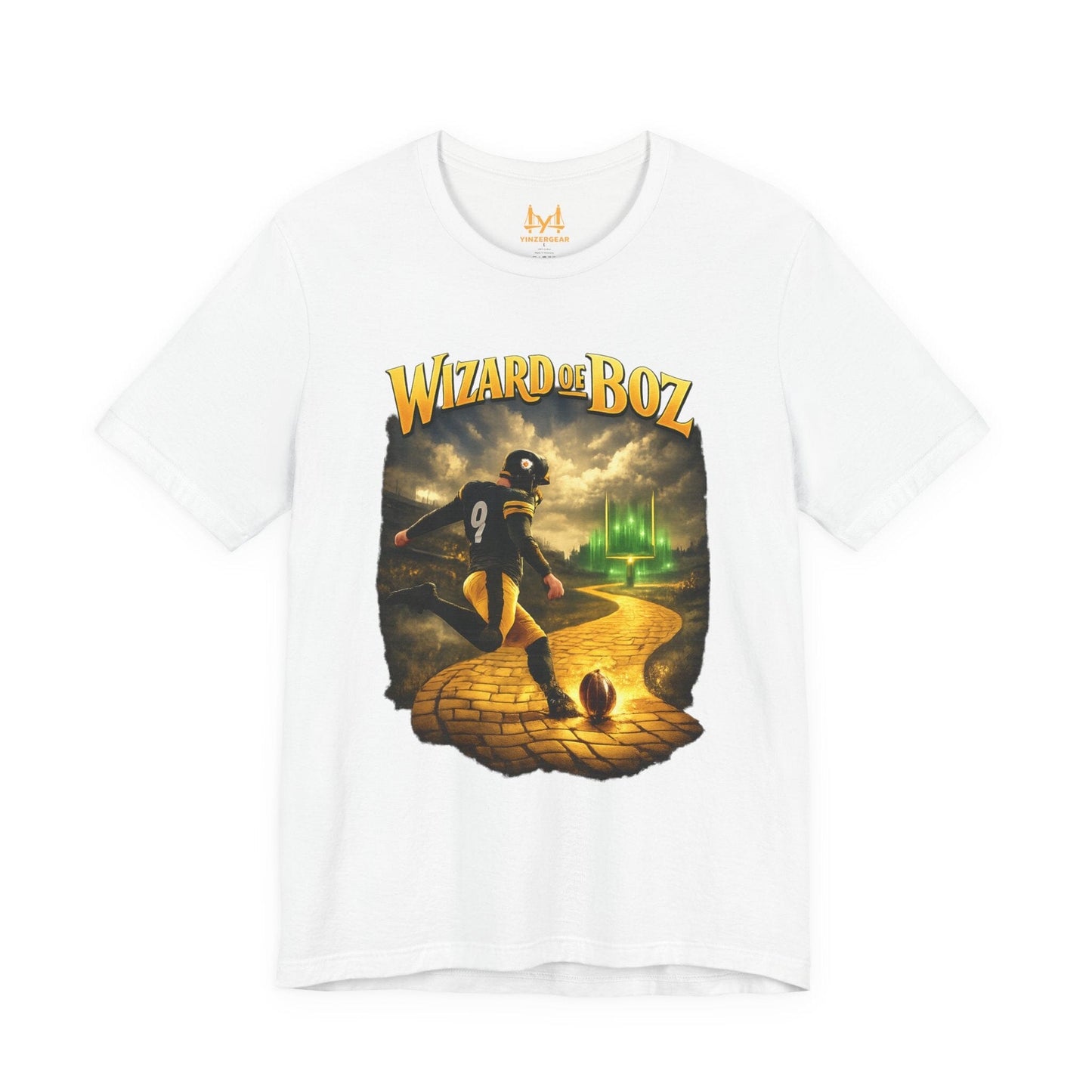 Wizard of Boz Chris Boswell Steelers T-Shirt — Serial Killer Kicker T-Shirt Yinzergear White S 