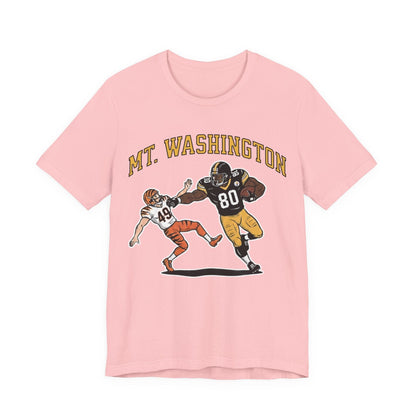 Mt. Washington Steelers Stiff Arm T-Shirt - Darnell Washington Shirt T-Shirt Printify 