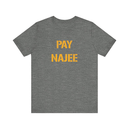 Pay Najee Pittsburgh Steeler Nation Gift T-Shirt Yinzergear Deep Heather XS 