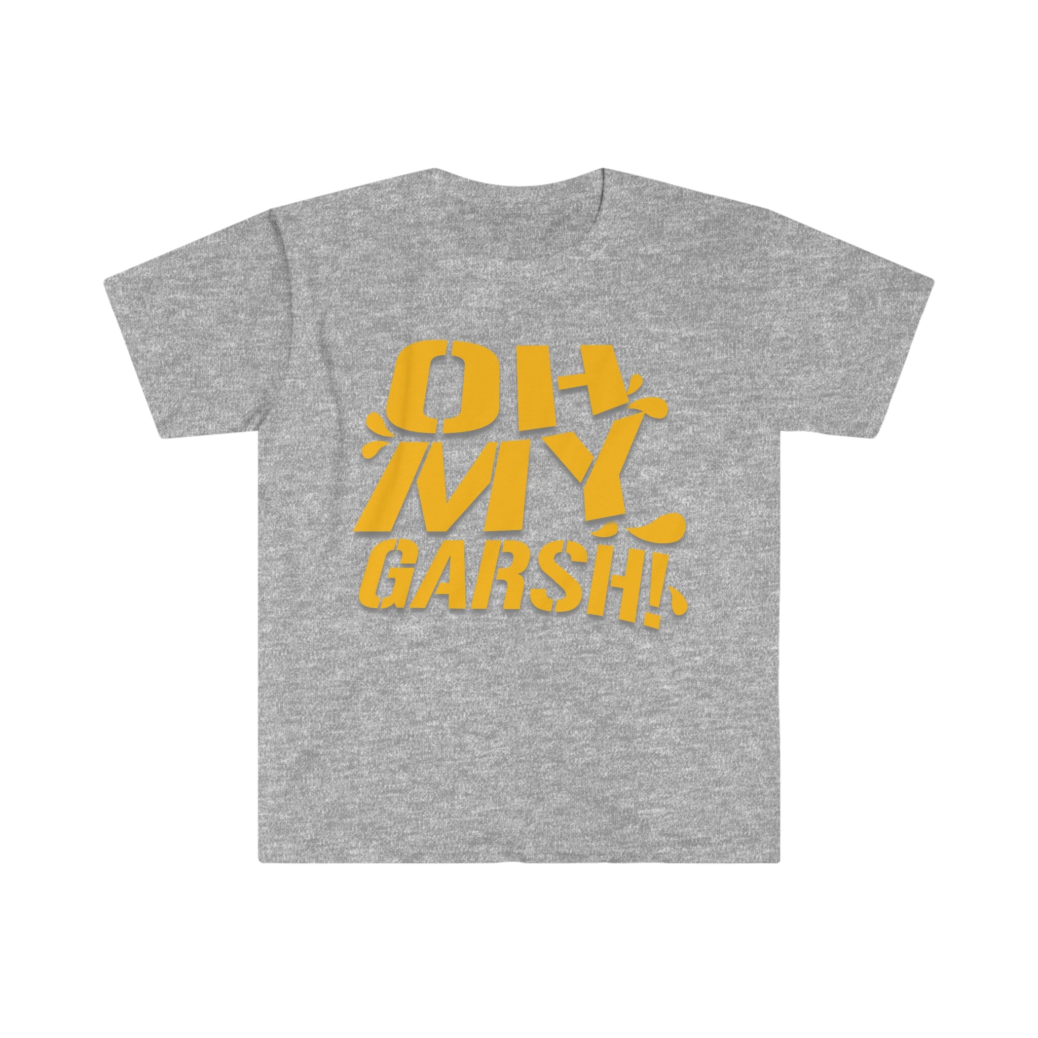 Oh My Garsh T-Shirt Pittsburgh tee on sport gray tee | Yinzergear