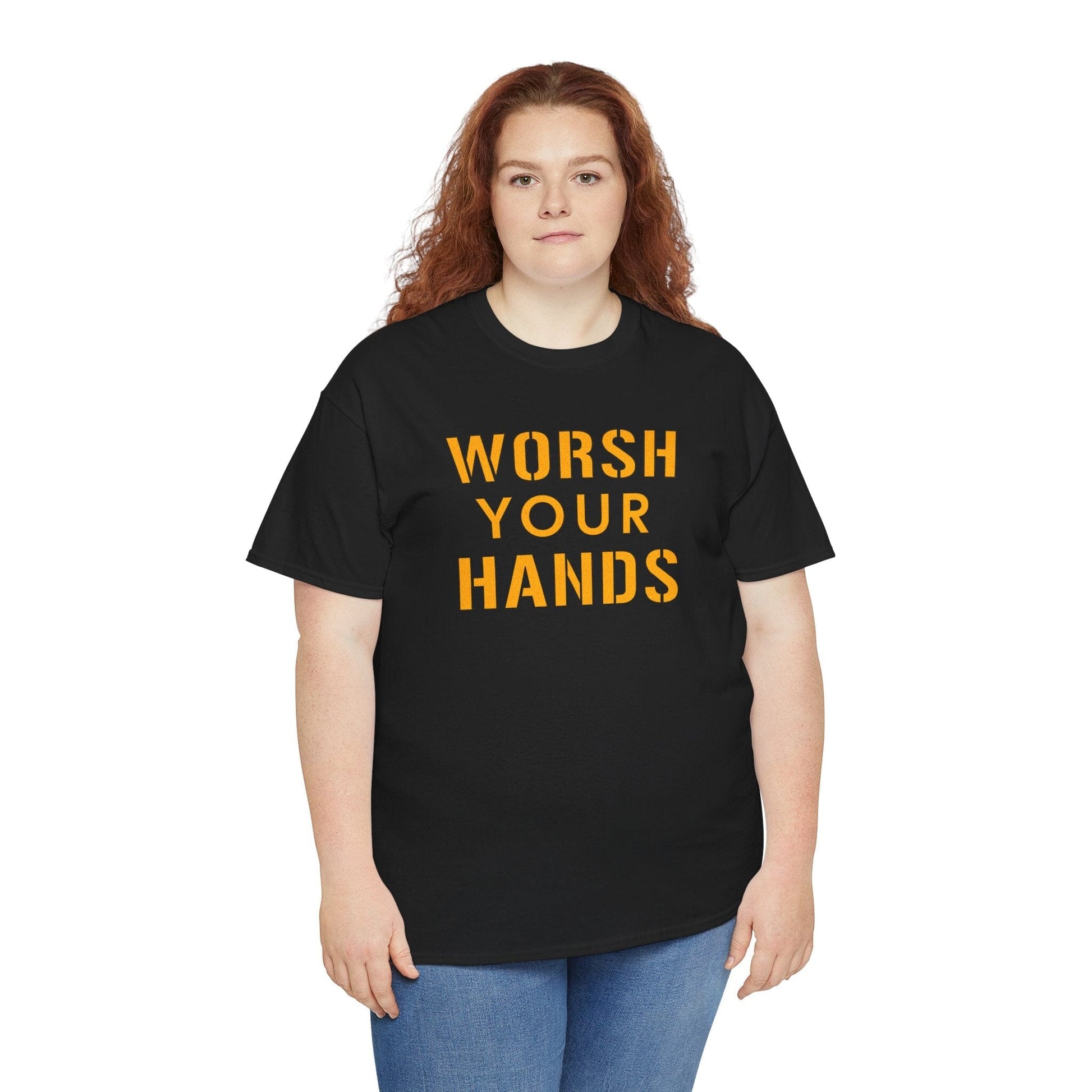 Worsh Your Hands Yinzer T-Shirt - Pittsburgh Funny Gift T-Shirt Printify 