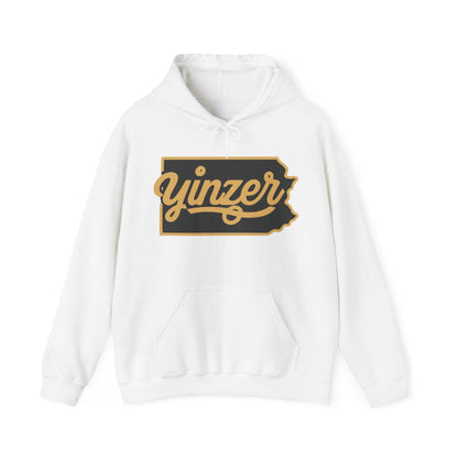 Yinzer Hoodie - Pittsburgh Pride Sweatshirt Hoodie Printify White S 