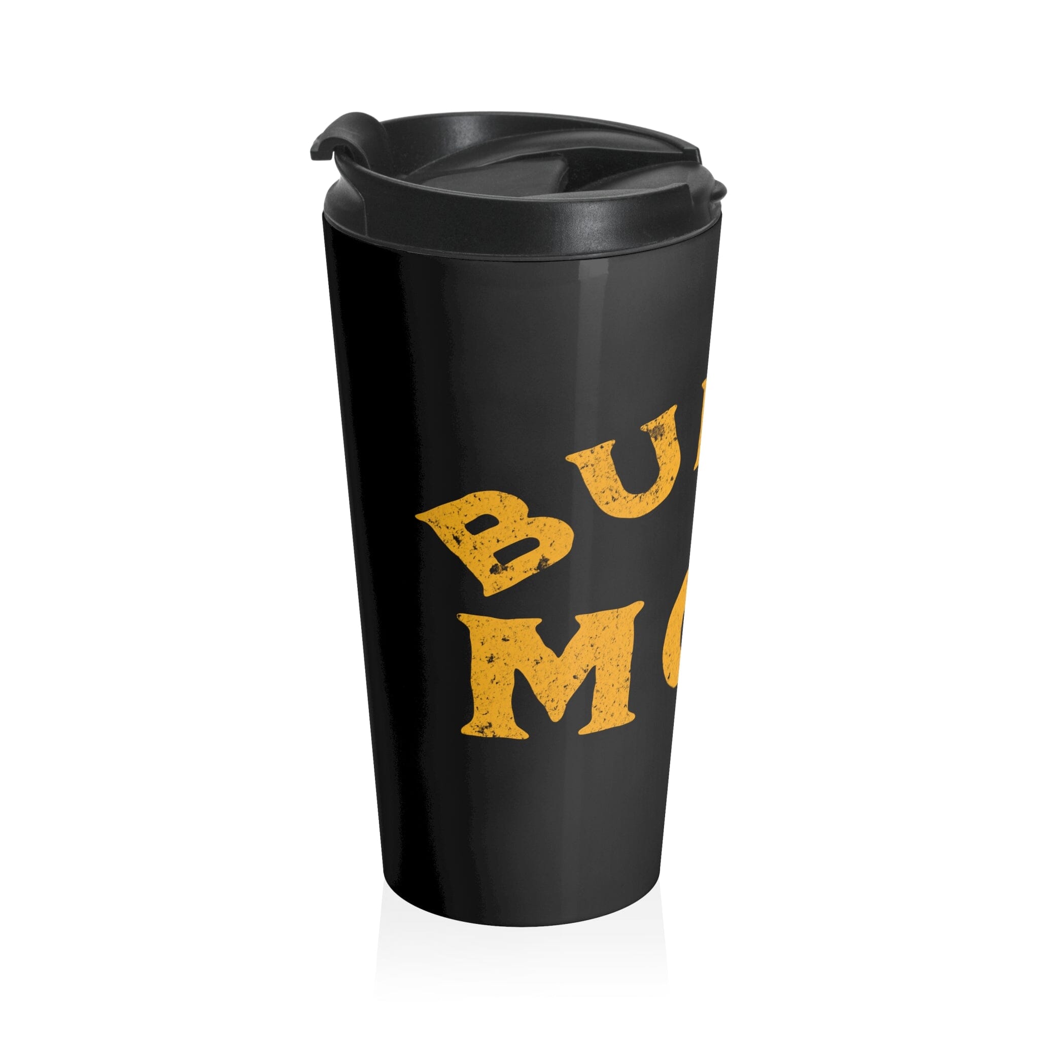 Burgh stainless steel travel mug front view alternate view 3 | Yinzergear