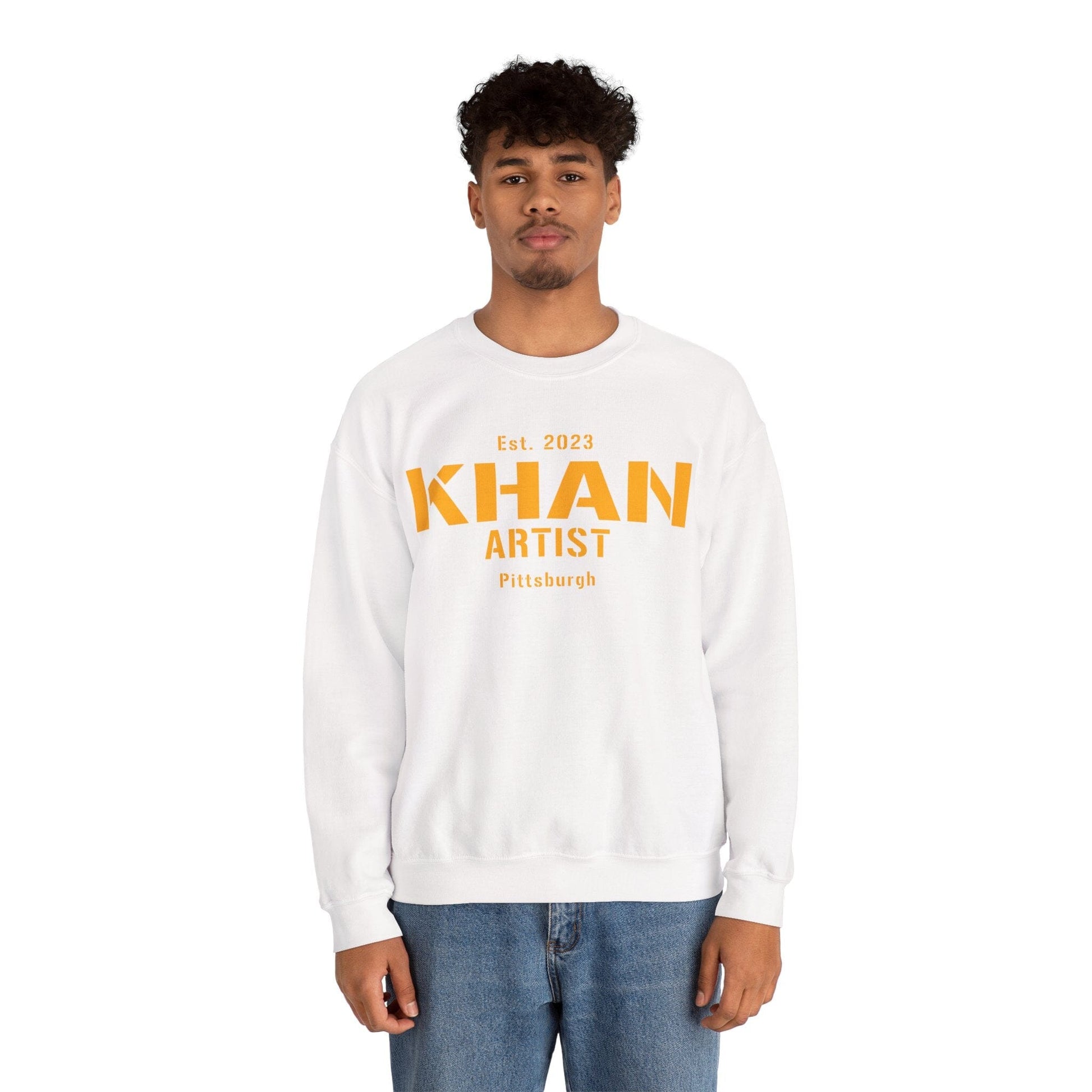 Khan Artist Pittsburgh Sweatshirt - Est. 2023 Steel City Sweatshirt Yinzergear 