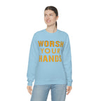 Worsh Your Hands Sweatshirt Pittsburgh sweatshirt product image alternate view 24 | Yinzergear
