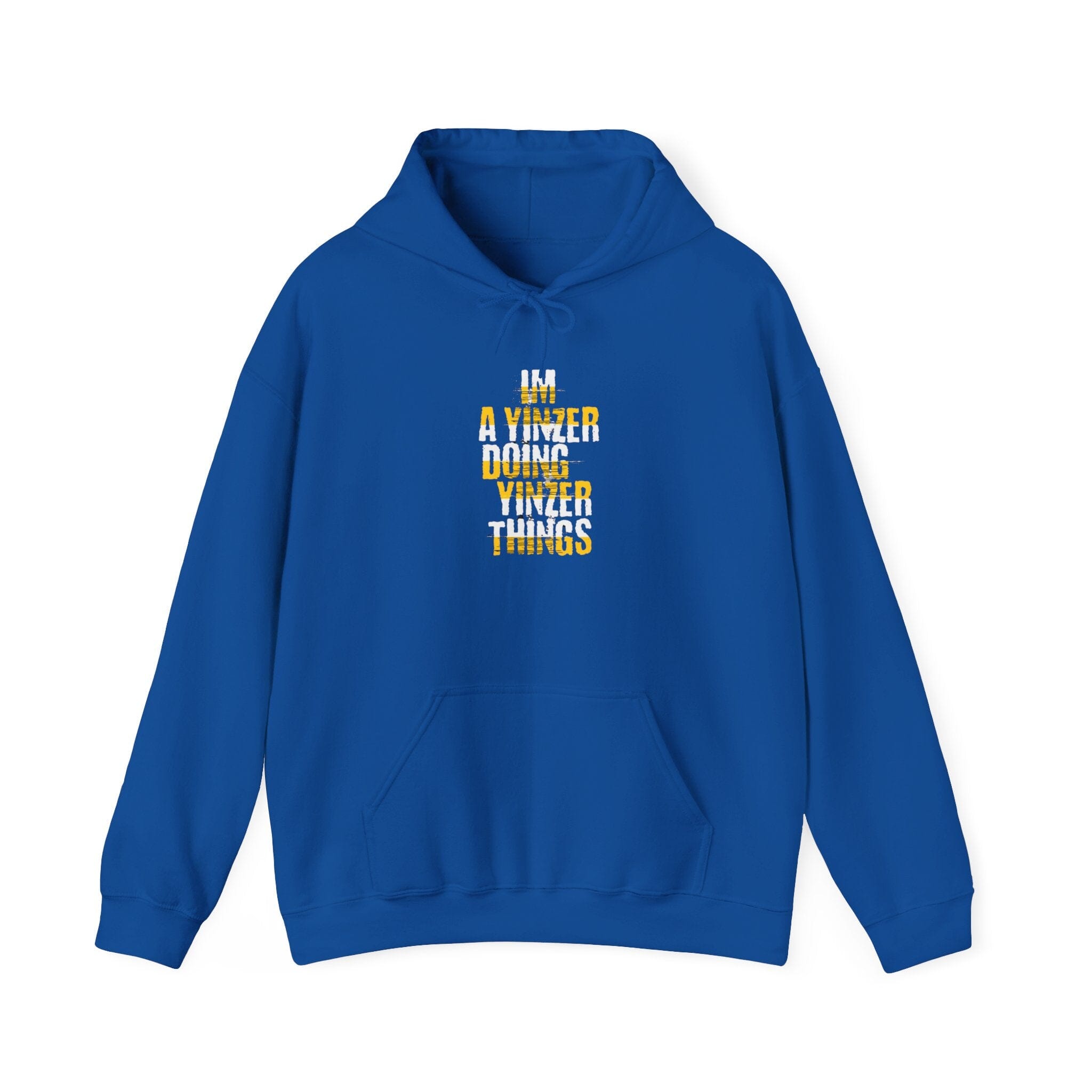 I'm a Yinzer Doing Yinzer Things Hoodie Pittsburgh hoodie on royal hoodie | Yinzergear