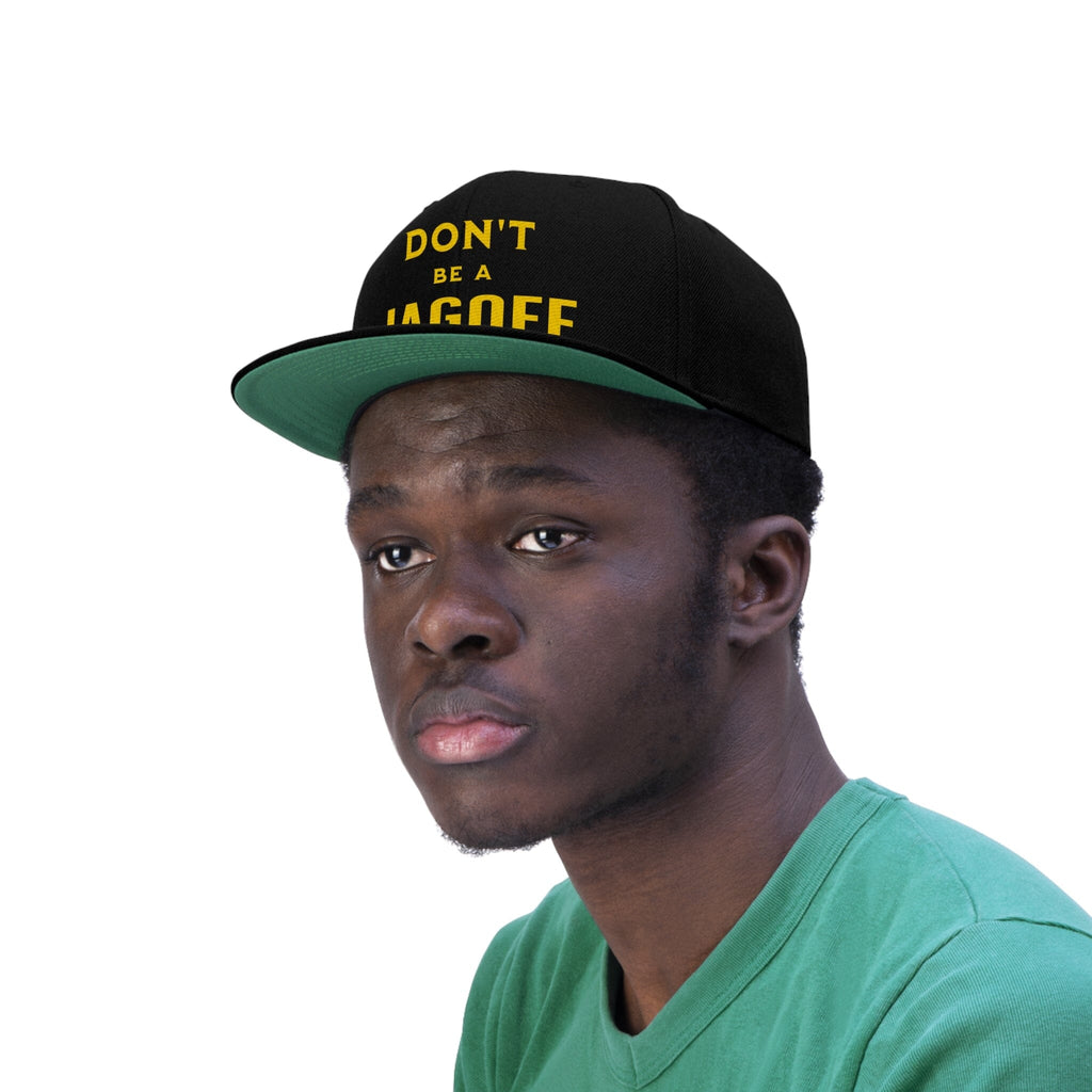 Don't Be a Jagoff flat bill hat Pittsburgh hat product image alternate view 4 | Yinzergear