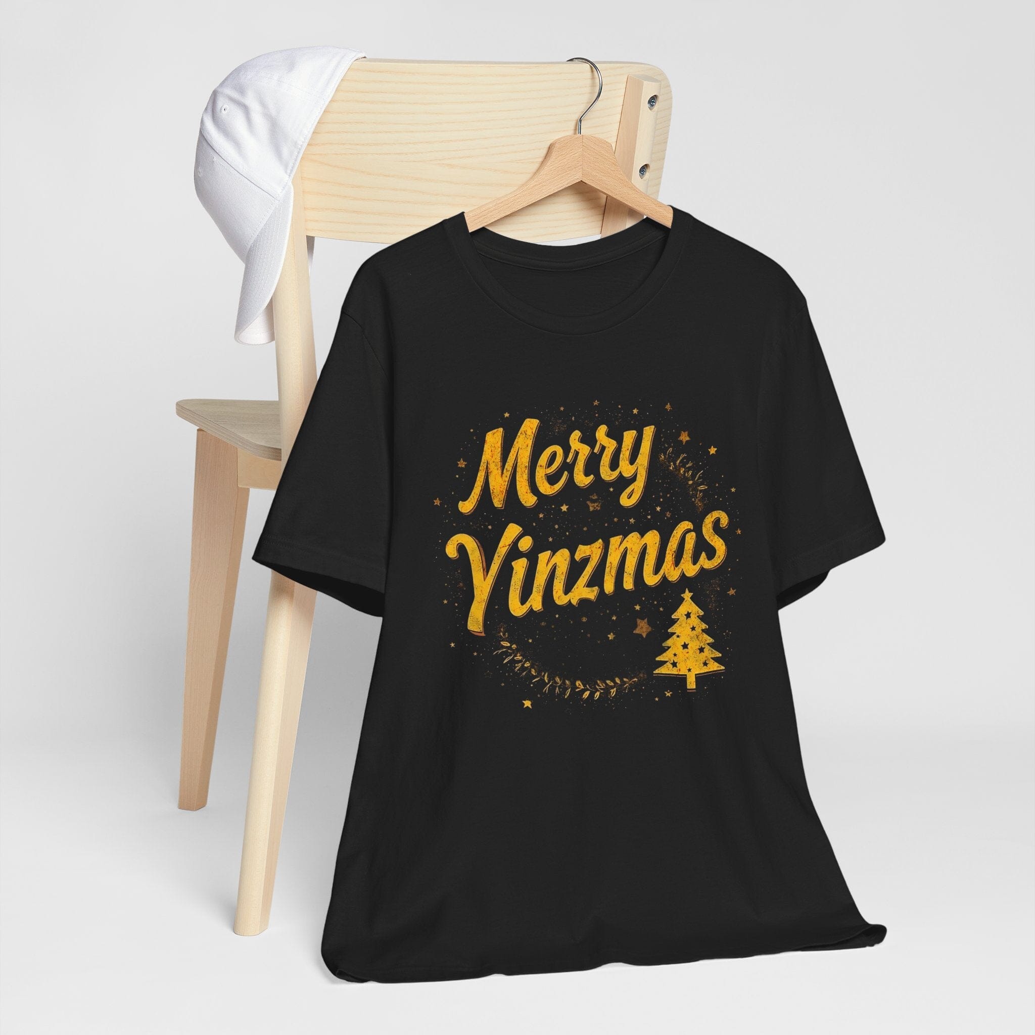 Merry Yinzmas Pittsburgh Christmas T-Shirt product image alternate view 3 | Yinzergear