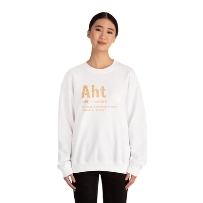 Aht Sweatshirt - Pittsburghese Crewneck Sweatshirt Yinzergear 