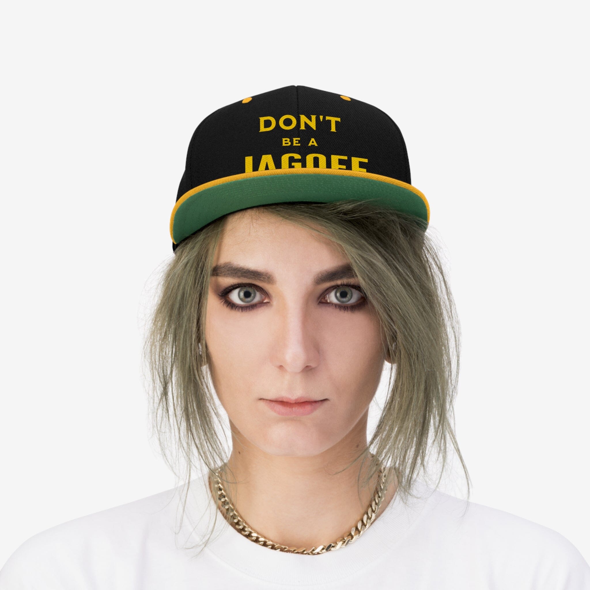Don't Be a Jagoff flat bill hat Pittsburgh hat product image alternate view 6 | Yinzergear