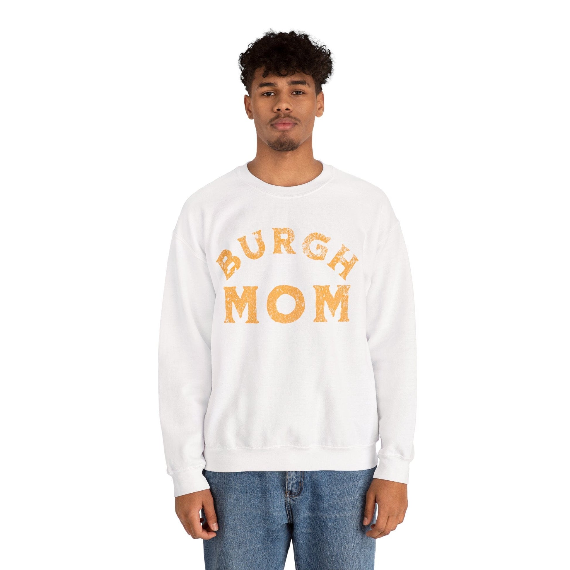 Burgh Mom Sweatshirt - Pittsburgh Mom Gift Sweatshirt Yinzergear 