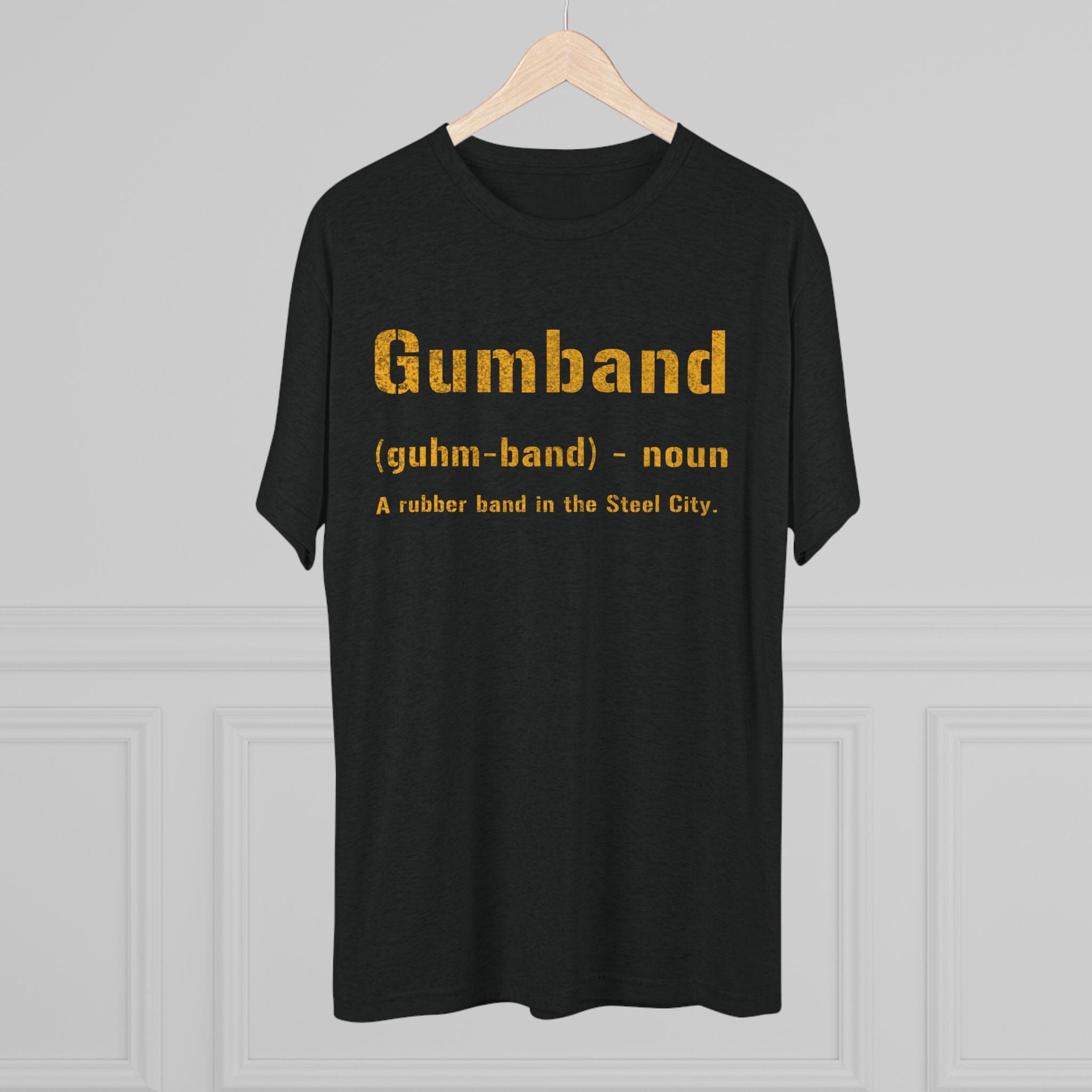 Gumband Pittsburghese definition tee product image alternate view 3 | Yinzergear