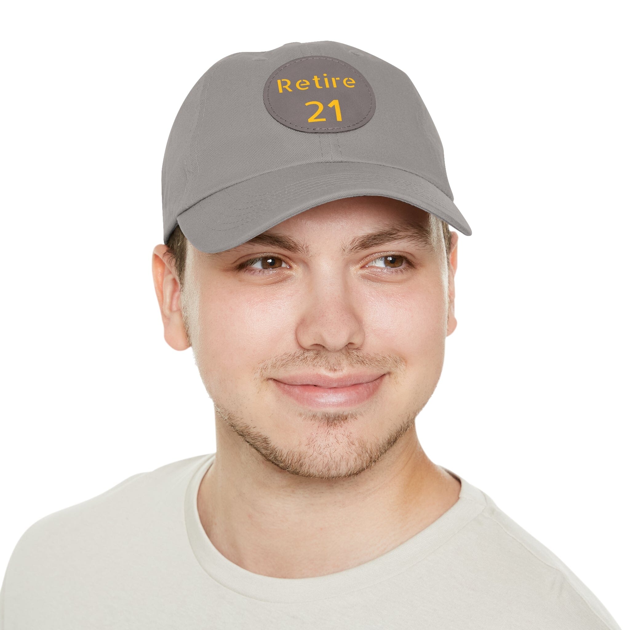 Retire 21 Leather Patch Hat Pittsburgh hat product image alternate view 77 | Yinzergear