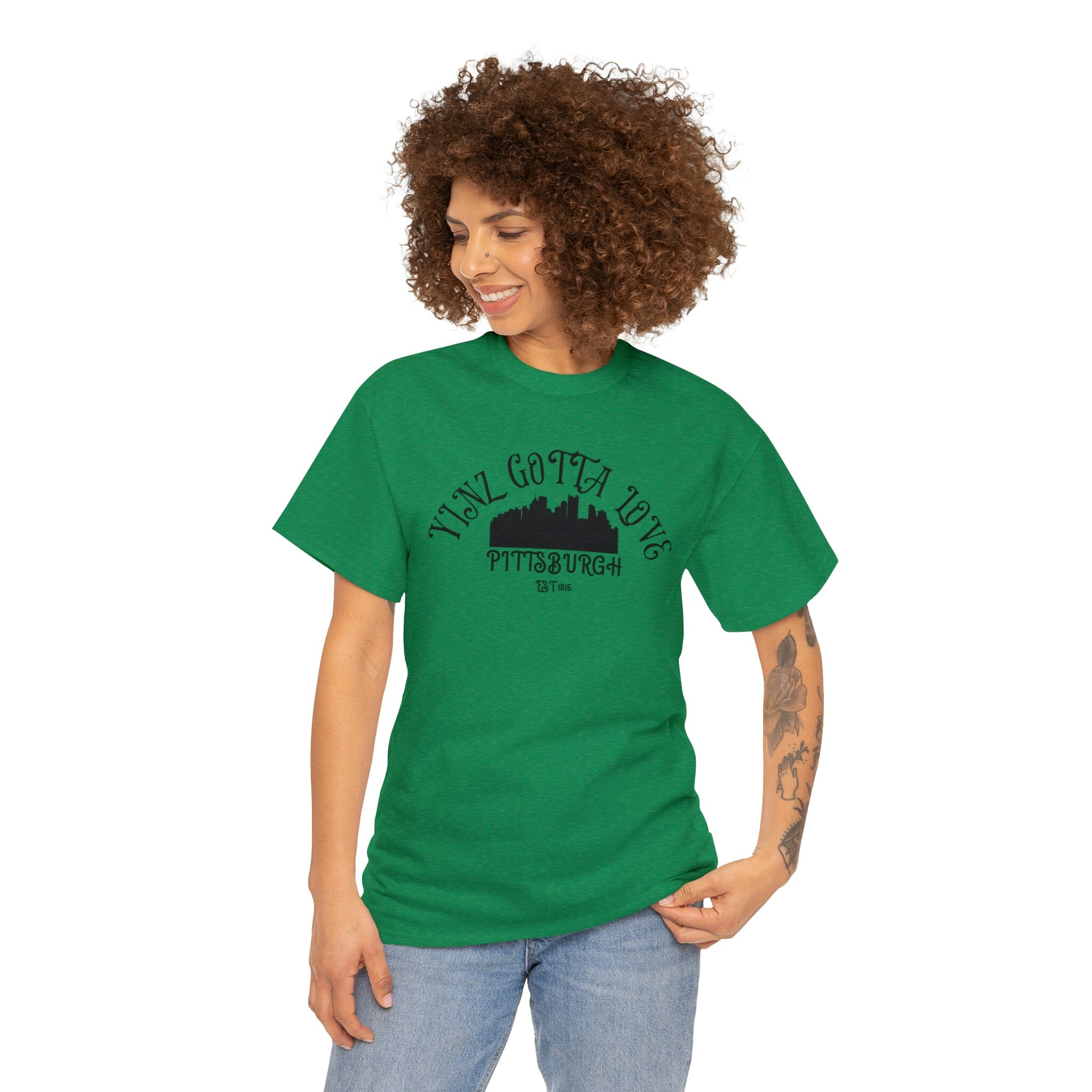Yinz Gotta Love Pittsburgh T-Shirt product image alternate view 63 | Yinzergear